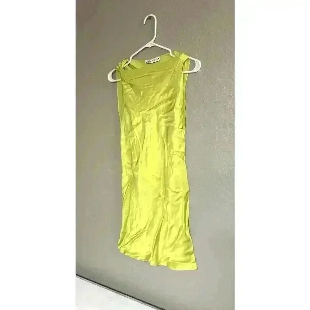 Zara Yellow Midi Dress - Picture 5 of 9